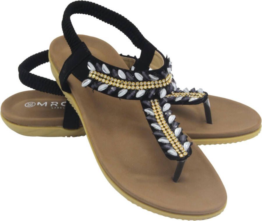 Mrchlabel Mrch Label Eke Dames Sandalen Slippers Groen Schelpjes - Foto 7