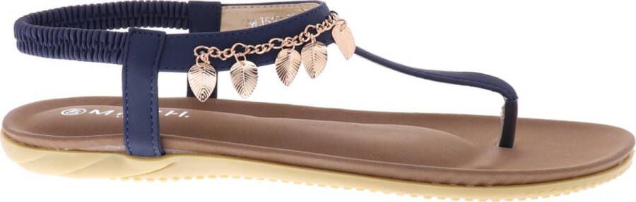 Mrchlabel MRCH. Label Marg Dames Sandalen Donkerblauw