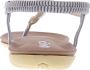 Mrchlabel Mrch Label Nikki Slippers Dames Creme beige Schelpjes - Thumbnail 4