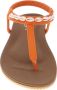 Mrchlabel Mrch Label Nikki Slippers Dames Oranje Schelpjes EK Voetbal - Thumbnail 6