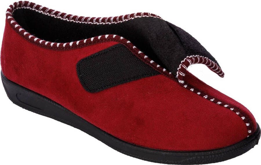 MSF pantoffel rood laag damesmodel wasmachinewasbaar - Foto 2