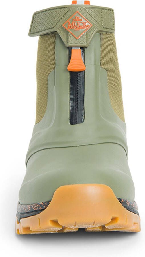 Muck Boots Olive orange heren enkel laars Apex Zip van - Foto 3