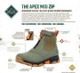 Muck Boots Olive orange heren enkel laars Apex Zip van - Thumbnail 6