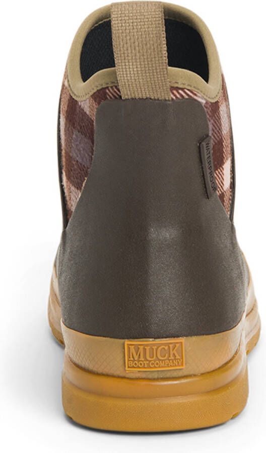 Muck Boot Muck Originals Pull On Ankle Brown Plaid Dames - Foto 2