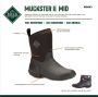 Muck Boot Muckster II Mid Tuinlaars Zwart Rose print Dames - Thumbnail 4