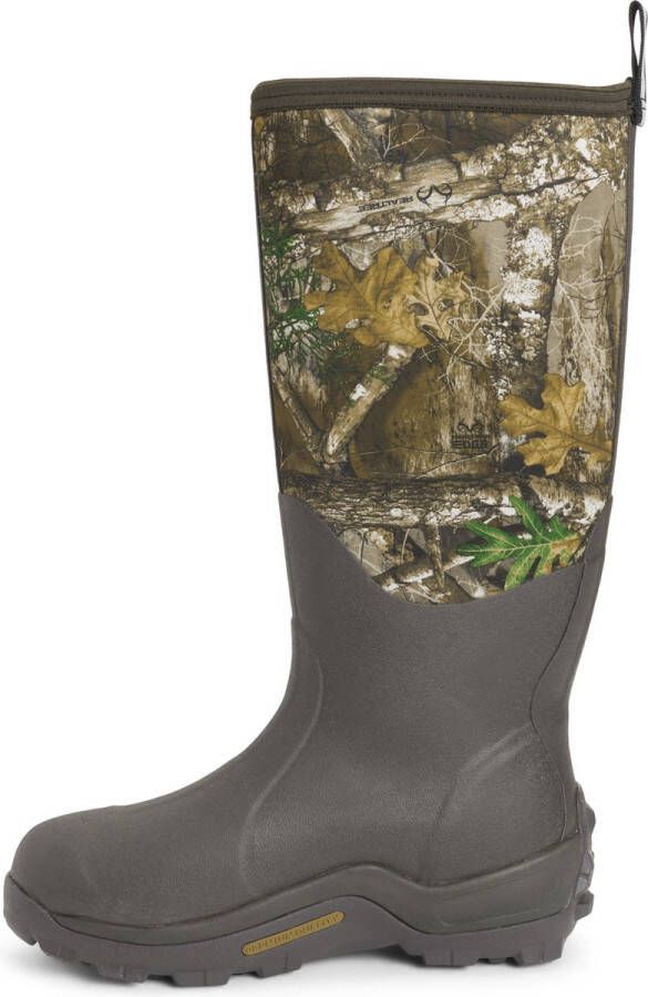 Muck Boot Woody Max Outdoorlaarzen met Oranje voering Bruin Camo