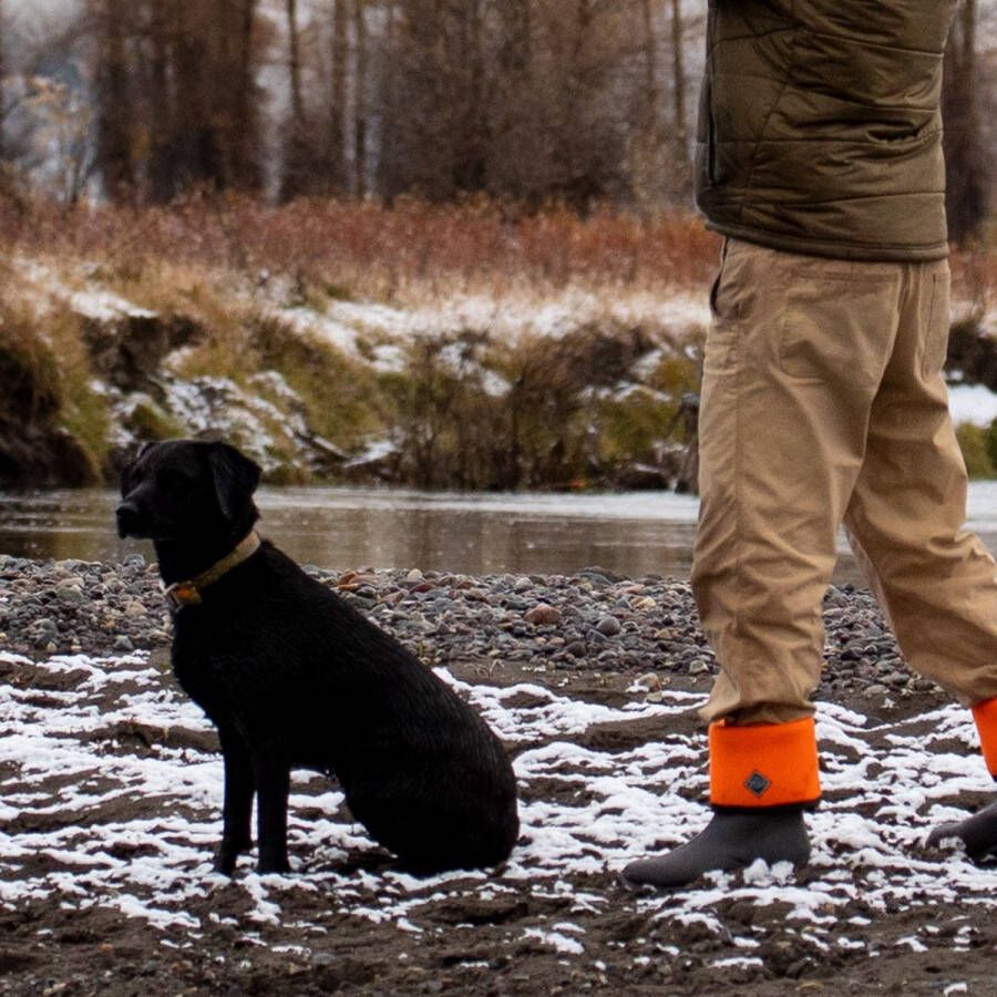 Muck Boot Woody Max Outdoorlaarzen met Oranje voering Bruin Camo