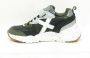 Munich Mini Track Sneaker Jongens Zwart grijs wit groen - Thumbnail 5
