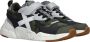 Munich Mini Track Sneaker Jongens Zwart grijs wit groen - Thumbnail 8