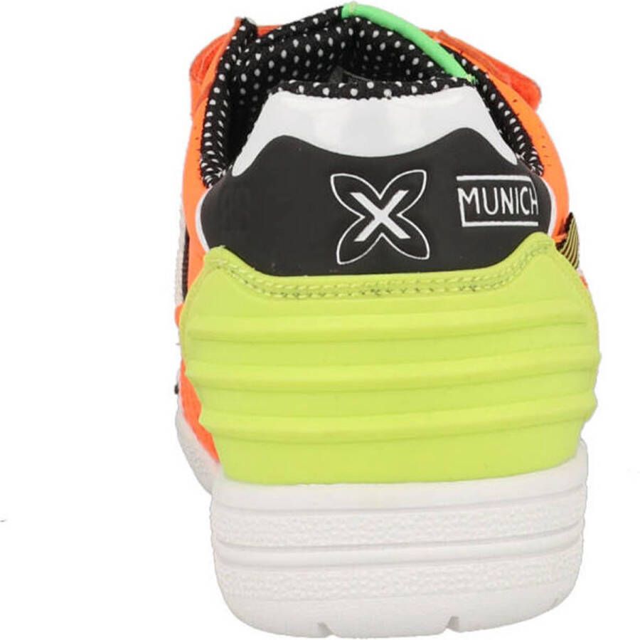 Munich Sneakers Oranje Imitatieleer 081229 Kunstleer