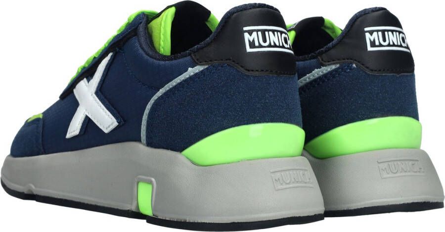Munich Versus Sneaker Jongens Grijs groen blauw
