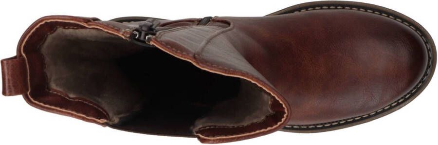 Mustang Chelsea Boot Dames Bruin Cognac - Foto 10