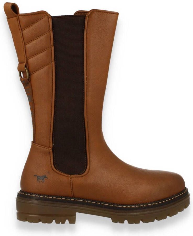 Mustang Chelsea Boot Dames Bruin Cognac - Foto 13