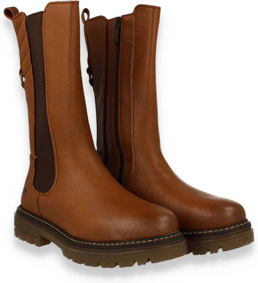 Mustang Chelsea Boot Dames Bruin Cognac - Foto 6