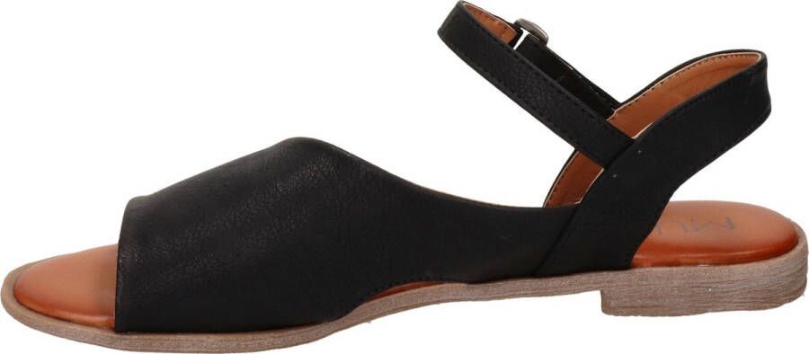 Mustang Comfortabel Sandalen Plat Zwart