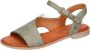 Mustang Comfortabel Sandalen Plat Groen - Thumbnail 5