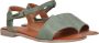 Mustang Comfortabel Sandalen Plat Groen - Thumbnail 8