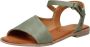 Mustang Comfortabel Sandalen Plat Groen - Thumbnail 9
