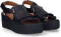 Mustang Shoes Sleehaksandaaltjes zomerschoen sandaal sleehak met klittenbandjes - Thumbnail 3