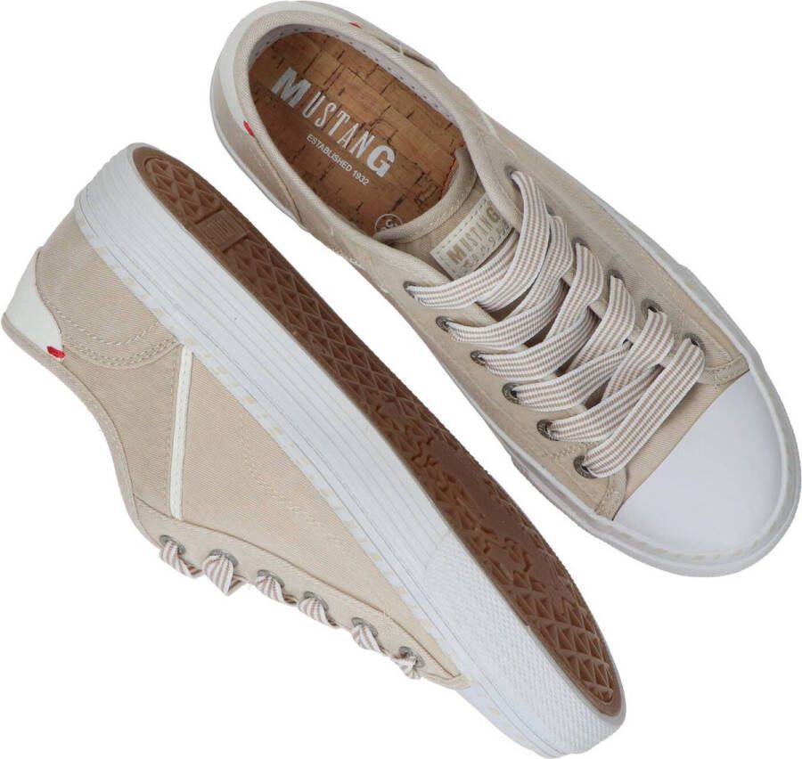 Mustang dames sneaker Beige