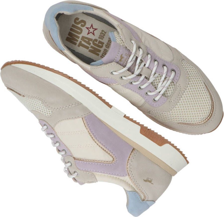 Mustang dames sneaker Beige multi