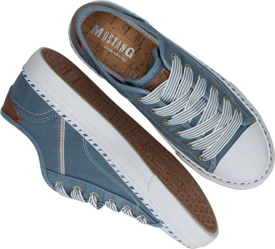 Mustang dames sneaker Blauw