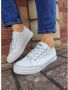 Mustang Shoes Sneakers vrijetijdsschoen lage schoen veterschoen met zijlijk haak-inzet - Thumbnail 7