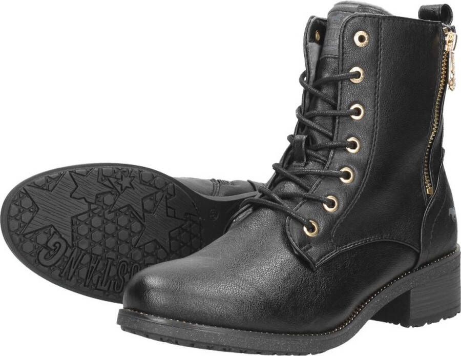 Mustang dames veterboot Zwart