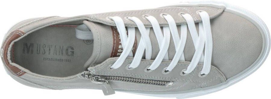 Mustang Dames veterschoenen Laag licht grij - Foto 15