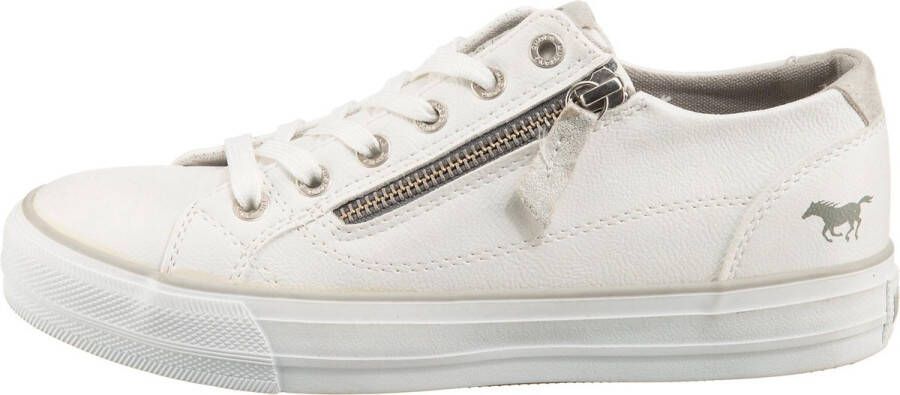 Mustang Dames veterschoenen Laag wit