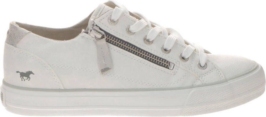Mustang Dames veterschoenen Laag wit