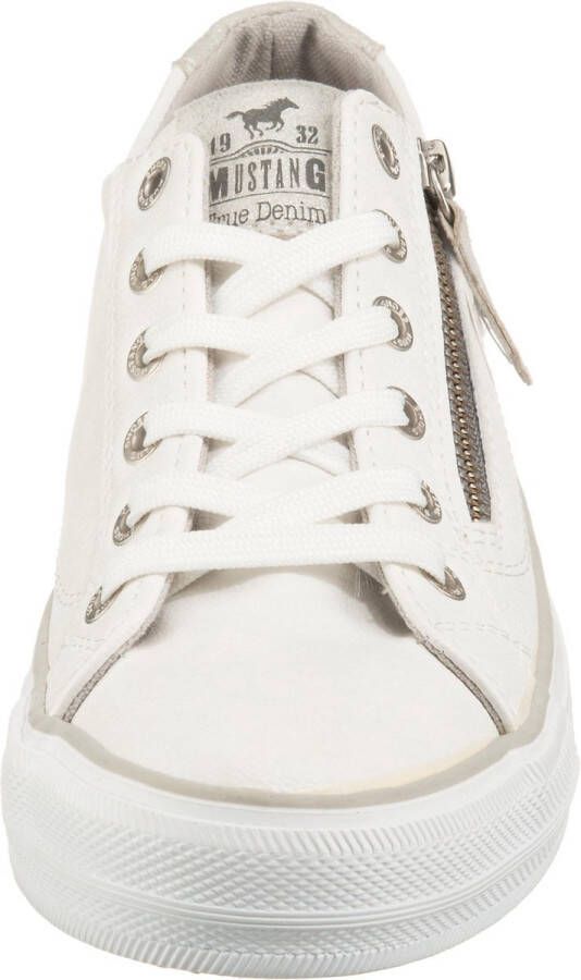 Mustang Dames veterschoenen Laag wit