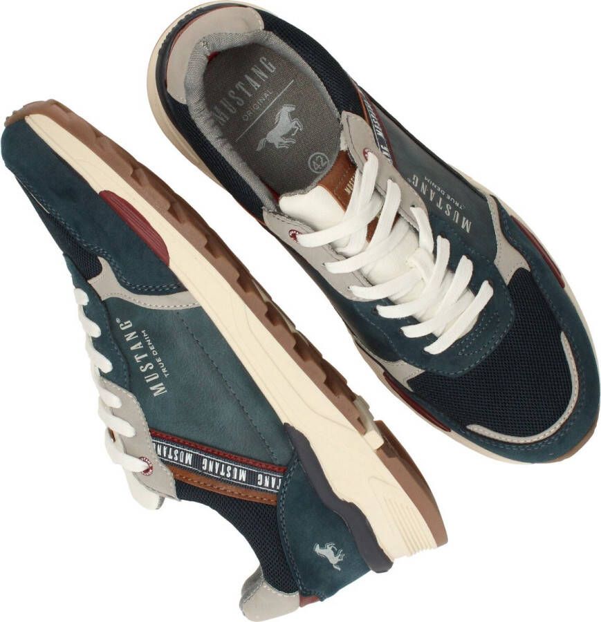 Mustang heren sneaker Donkerblauw