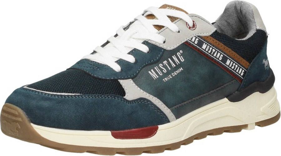 Mustang heren sneaker Donkerblauw