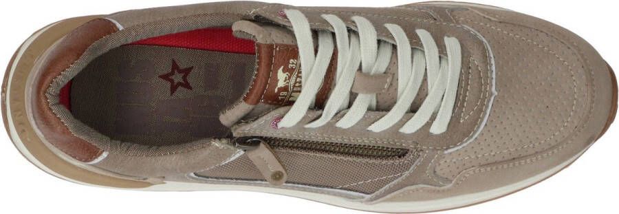 Mustang heren sneaker Taupe