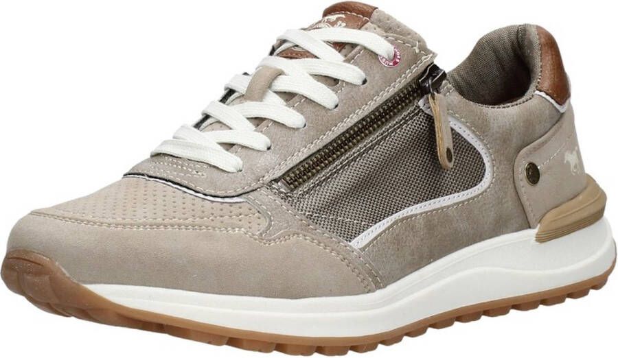 Mustang heren sneaker Taupe