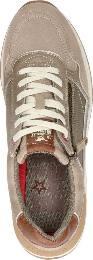 Mustang heren sneaker Taupe