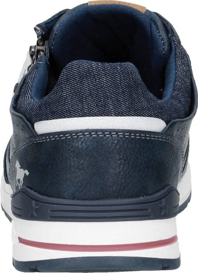 Mustang Heren sneakers Laag Blauw
