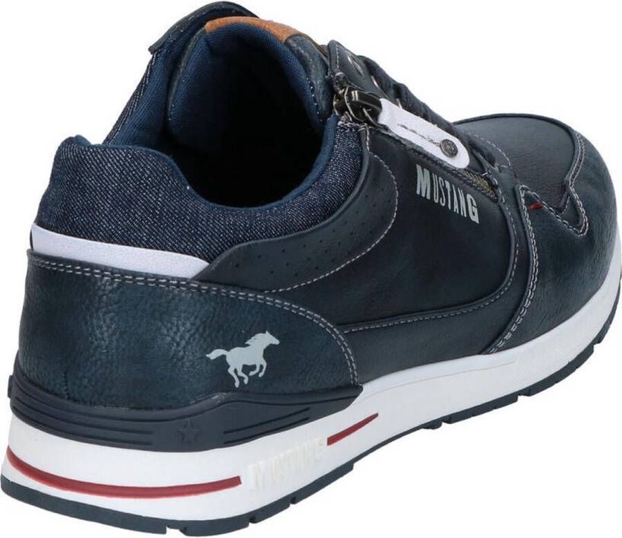 Mustang Heren sneakers Laag blauw