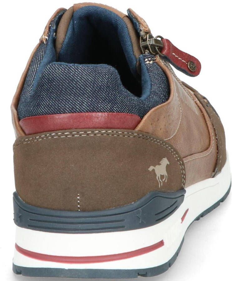 Mustang Shoes Sneakers vrije tijd schoen veterschoen met buitenrits - Foto 3