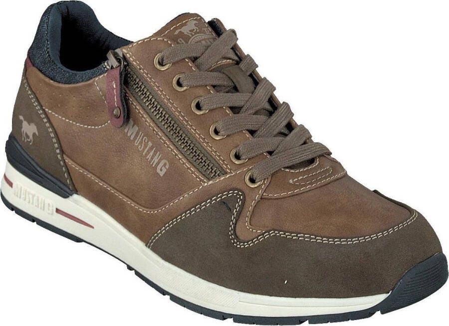 Mustang Shoes Sneakers vrije tijd schoen veterschoen met buitenrits - Foto 9