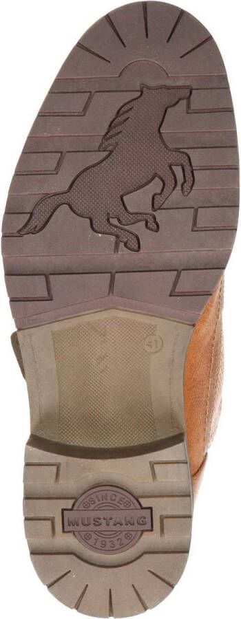 Mustang Heren veterschoenen Hoog cognac