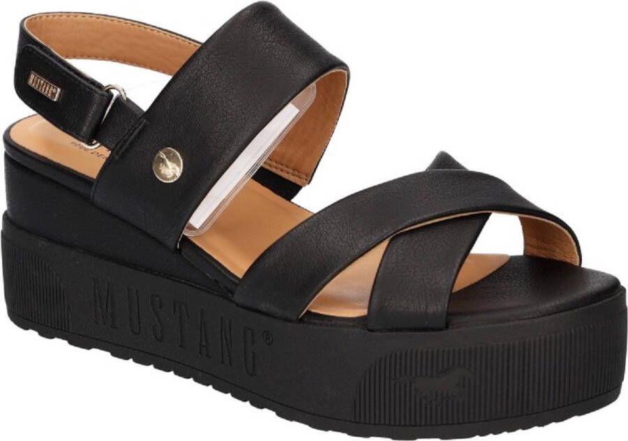 Mustang Shoes Sandalen zomerschoen sandaal klittenbandschoen met klittenbandjes - Foto 5