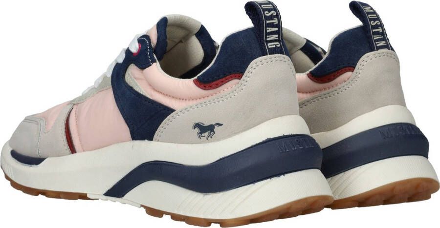 Mustang Sneaker Vrouwen Grijs blauw roze - Foto 5