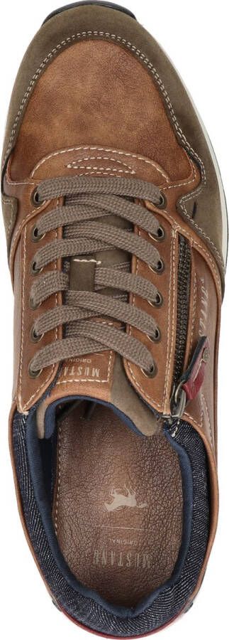 Mustang Sneakers bruin Synthetisch