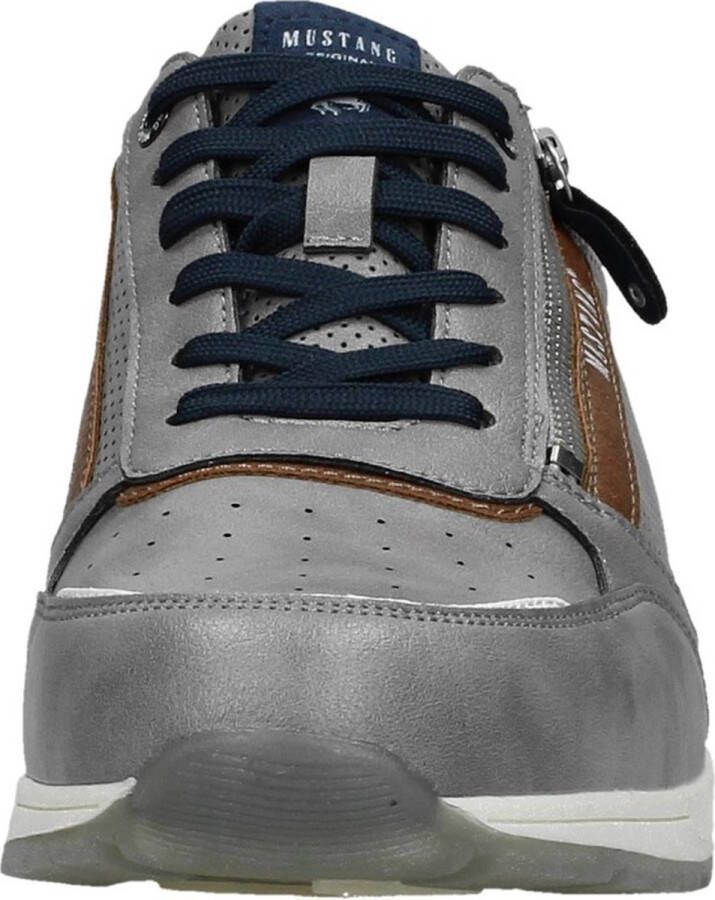 Mustang Sneakers grijs Leer