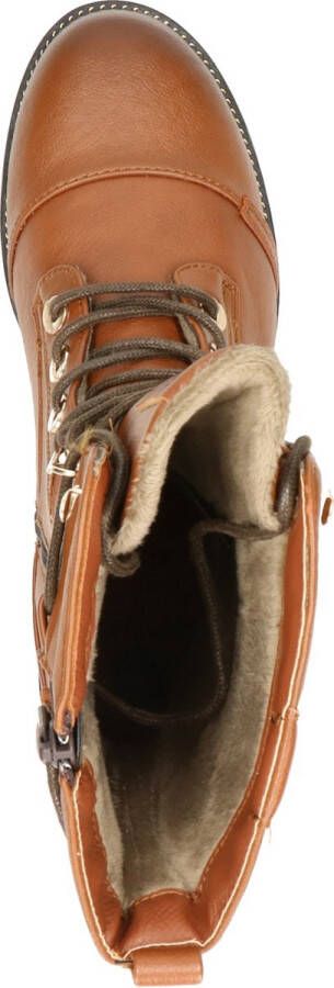 Mustang veterboots dames Cognac
