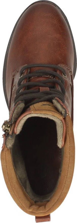 Mustang Veterschoenen Hak Veterschoenen Hak cognac