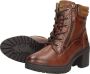 Mustang Veterschoenen Hak Veterschoenen Hak cognac - Thumbnail 6