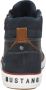 Mustang Veterschoenen Hoog Veterschoenen Hoog blauw - Thumbnail 5